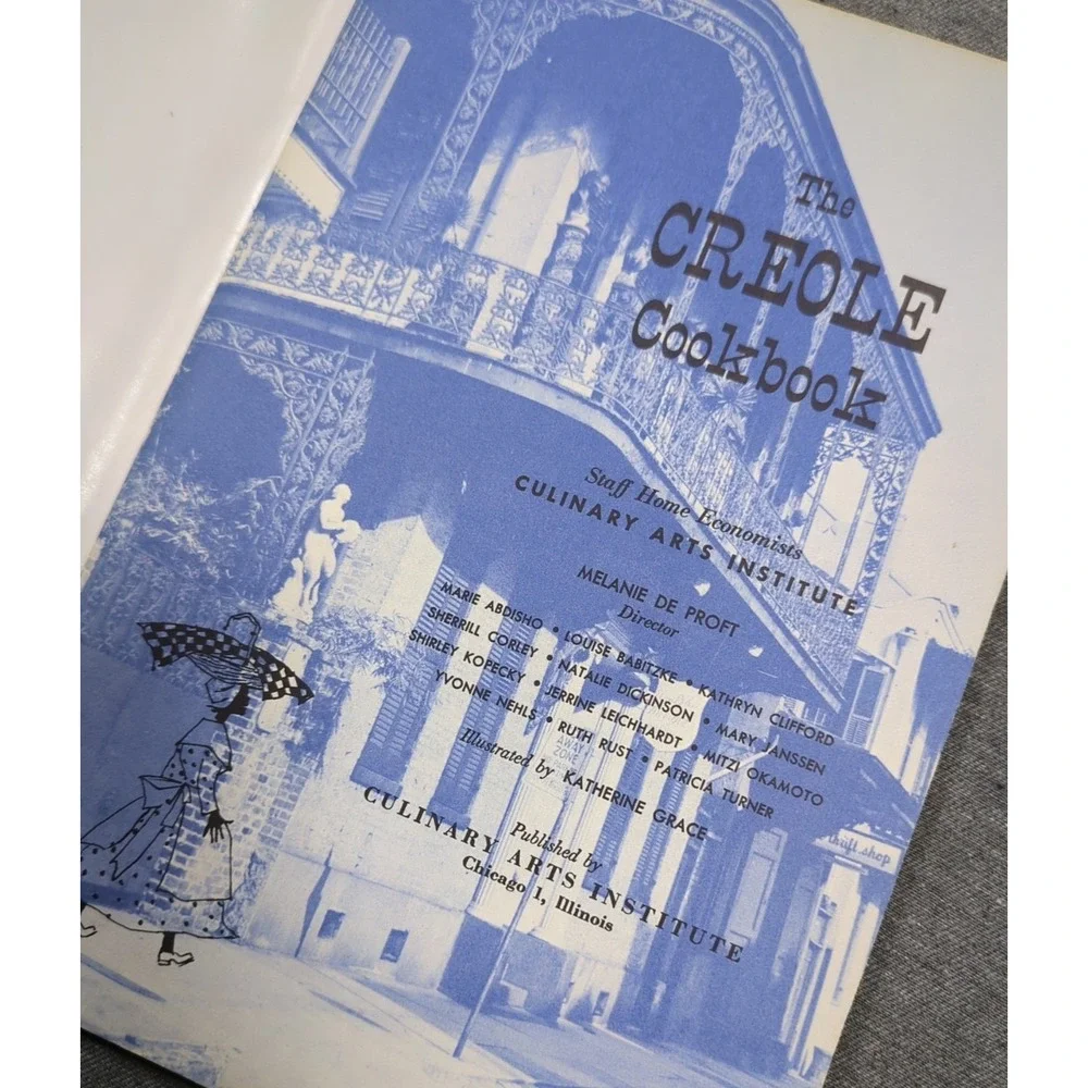 VTG 1955 The Creole Cookbook by Culinary Arts Institute‎ 201 New Orleans Recipes